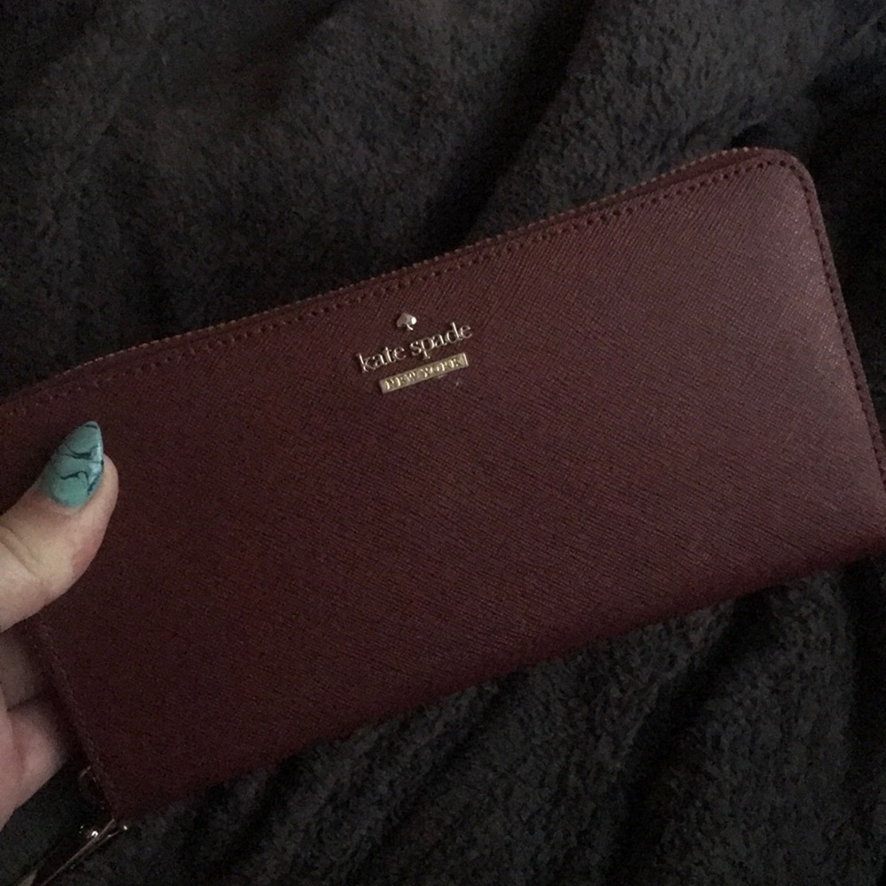 Kate Spade New York leather wallet zipper closure - Picture 10 of 12